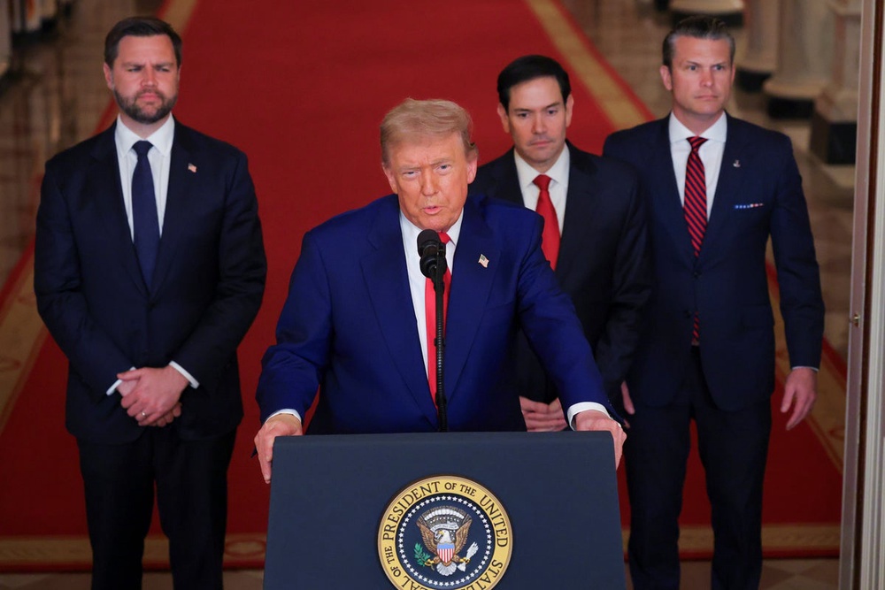 Watch Donald Trump’s speech in full as president claims Iran nuclear ...