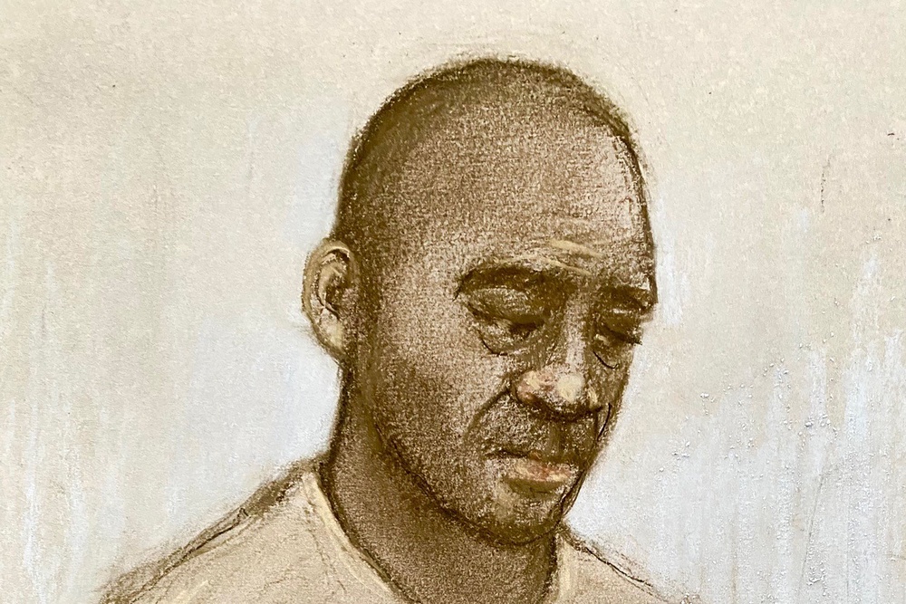 Clifton George nodded slightly in the dock as the guilty verdict was delivered but showed little emotion, while friends of Ms Rook broke down in tears in the public gallery (PA Wire)
