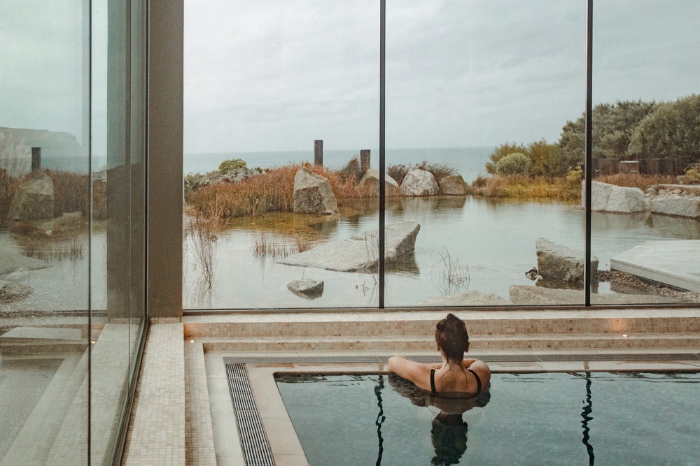 The Scarlet has a natural outdoor pool and indoor heated pool (The Scarlet)