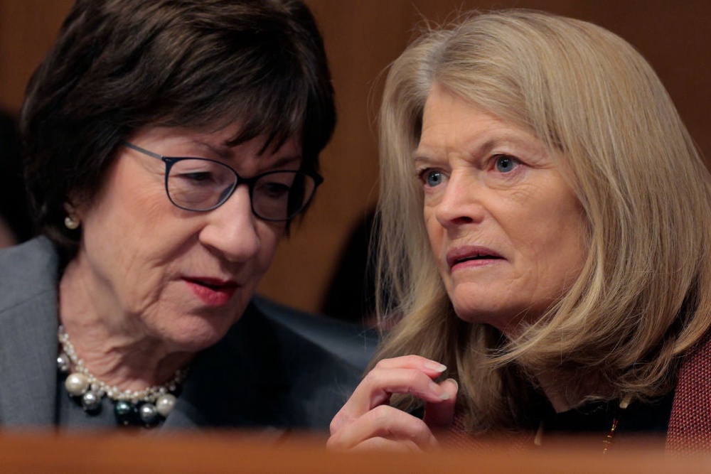 Republican Sens. Susan Collins (R-Maine) and Lisa Murkowski (R-Alaska) announced they would oppose Blanche’s confirmation. (Getty)