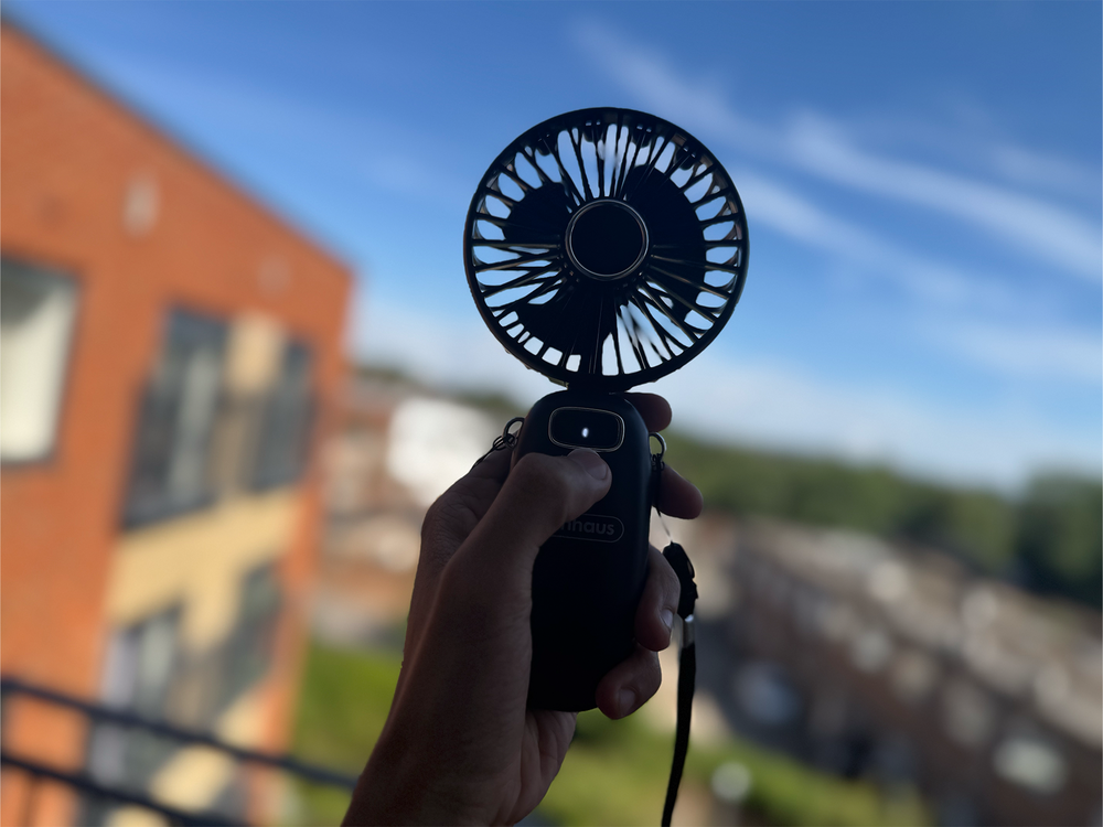 This effective fan has an intriguing phone mode (Alex Lee/The Independent)