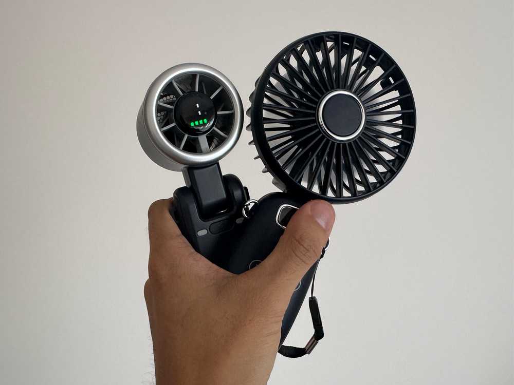 I've tested a range of portable fans to help you stay cool this summer (Alex Lee/The Independent)