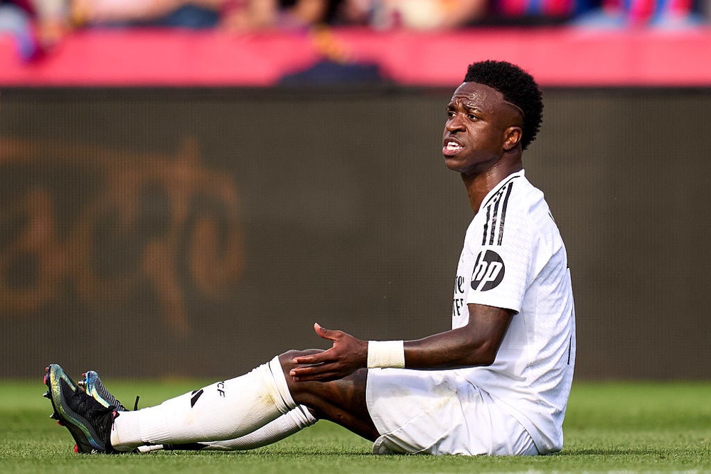 Vinicius Jr's failure to win the Ballon d'Or was met with an embarrassing club-wide response (Getty Images)