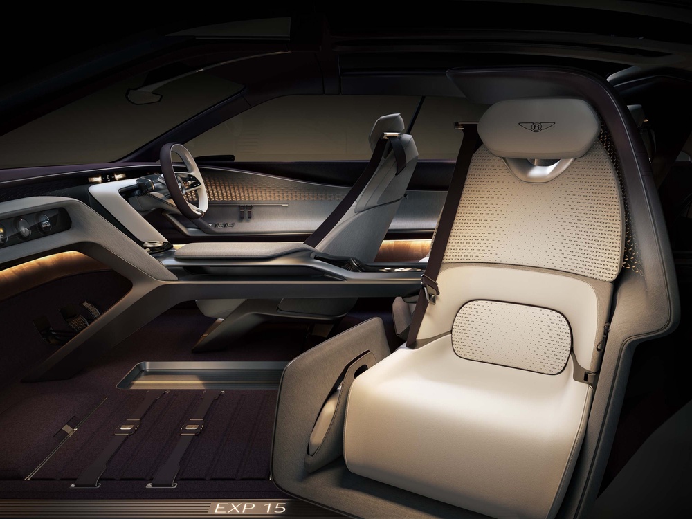 The Bentley EXP 15's interior hinted at how the company can move into a more digital age (Bentley)