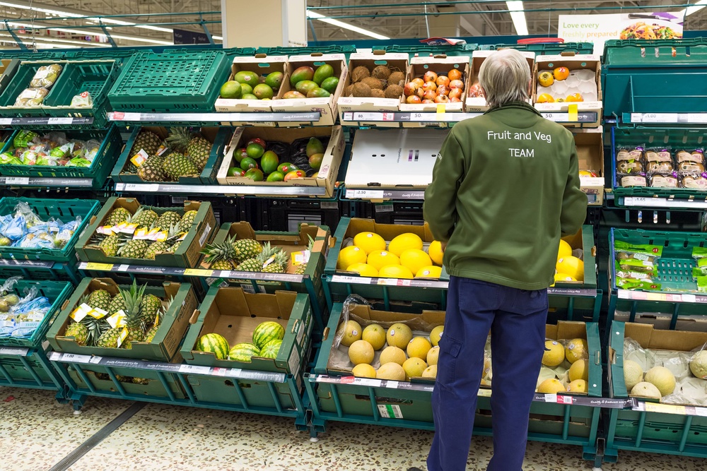 The UK’s biggest supermarket said it had seen overall demand for fruit soar by an ‘unprecedented’ near 10% over the last three weeks (Alamy/PA)