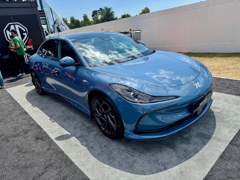 The new MG IM5 is a  rival to the Tesla Model 3 (Steve Fowler)