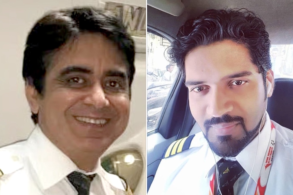 Pilots Sumeet Sabharwal (L) and Clive Kunder (Supplied)