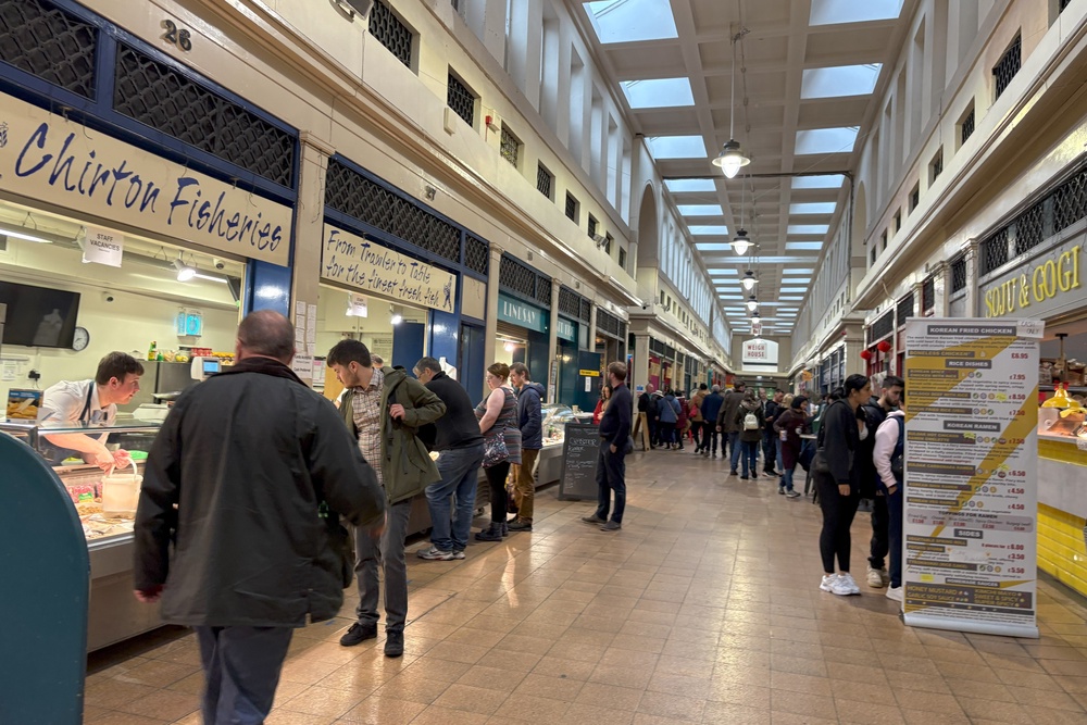 Grainger Market has plenty of affordable food options (Amelia Neath)