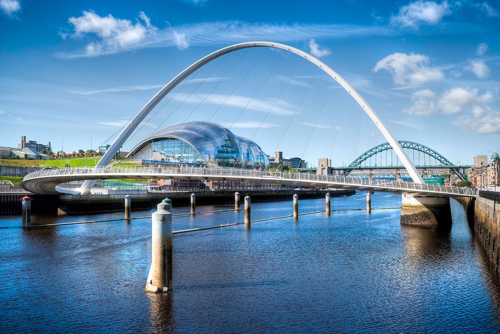 Tyne to spare: Sit with a pint overlooking Newcastle’s famous river (Getty)