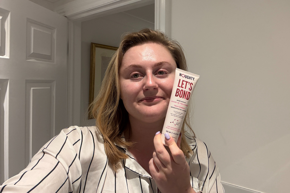 This more affordable option challenges pricey K18 and Olaplex for minimising hair breakage (Noughty)