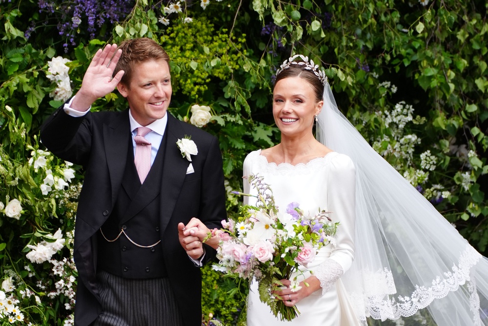Hugh Grosvenor invited both Harry and William to his wedding to Olivia Henson in 2024 (PA)