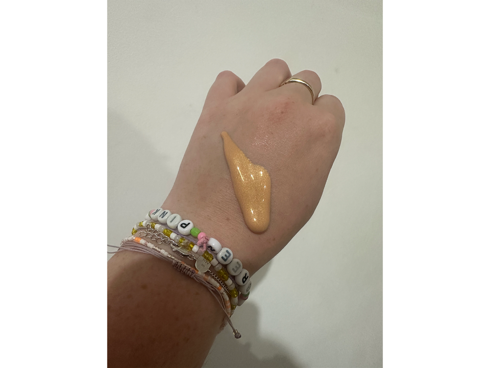 Be aware this one does provide a glittery shimmer (Lucy Partington/The Independent)