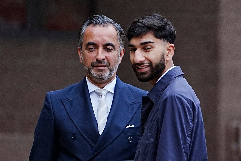 Amaaz was remanded in custody last year after he was convicted at the first trial of the assault of Pc Lydia Ward and Pc Ellie Cook during the same incident on 23 July (PA)