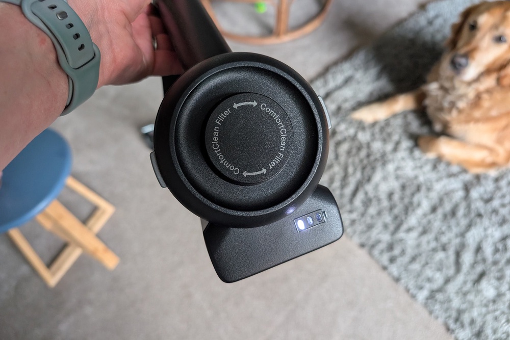 The filter technology makes this an ideal cordless vacuum for pet owners (Joanne Lewsley/The Independent)