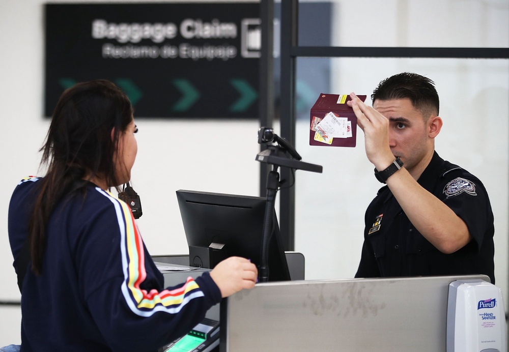 Facial recognition technology allows security officers to work less on paperwork and spend more time talking to people and determining if they have ill intent, administrators say (Getty Images)