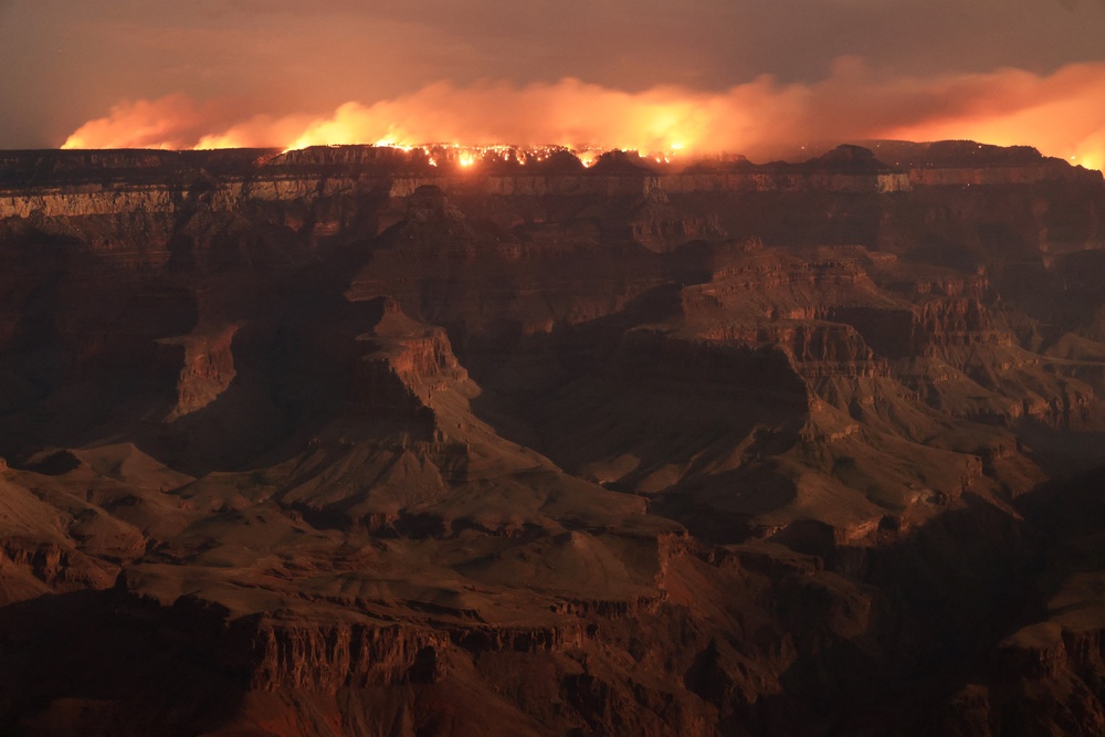 This week’s fire comes nearly a year after the devastating Dragon Bravo Fire ravaged nearly 150,000 acres in the park (REUTERS)