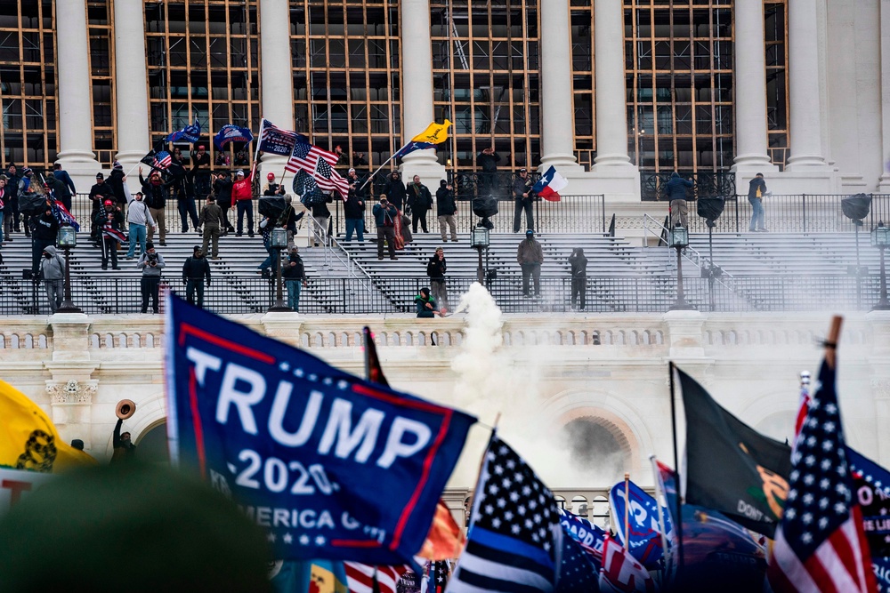 More than 1,500 people were criminally charged in connection with the riots, and Trump issued sweeping pardons and commutations for all of them as he seeks to downplay the violence and rewrite the history of the attack (AFP/Getty)