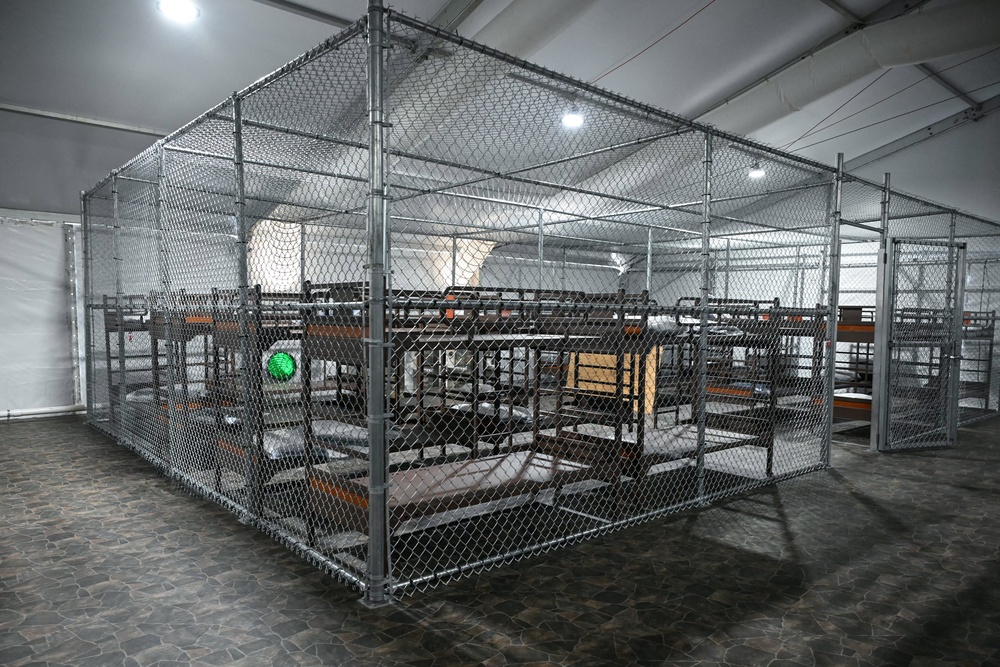 Blankenship stated that guards began taunting those held in a cell before becoming “more aggressive” (Andrew Caballero-Reynolds/AFP via Getty Images)