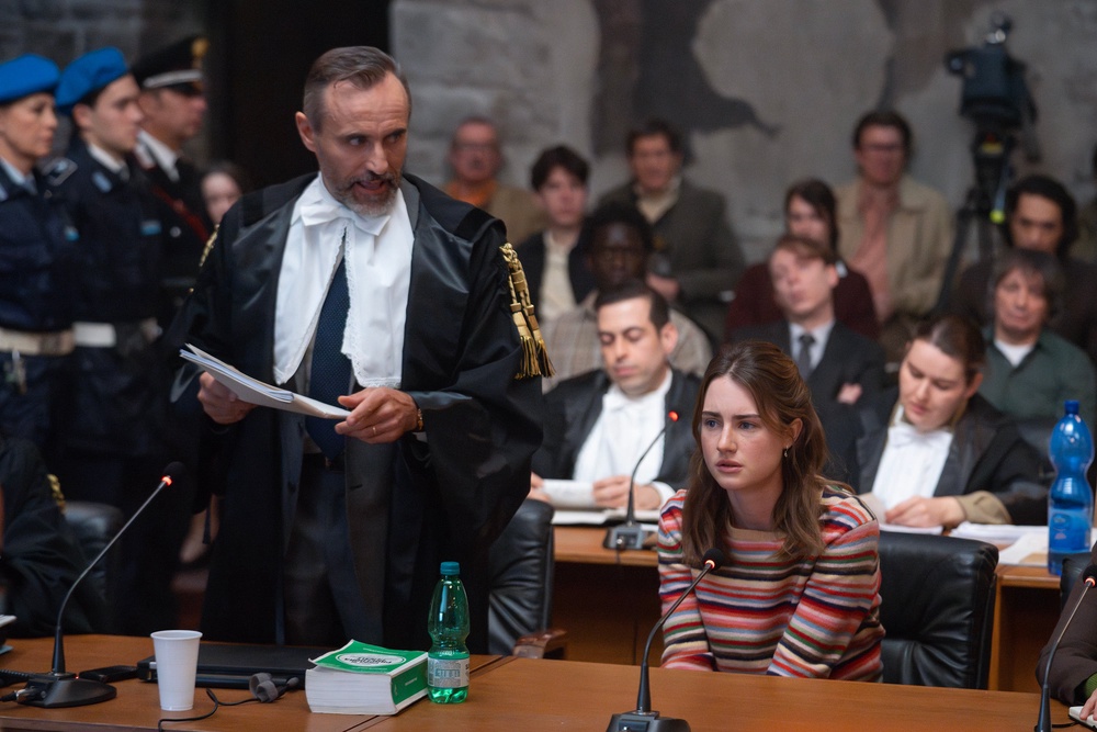 Grace Van Patten as Amanda Knox (Disney)