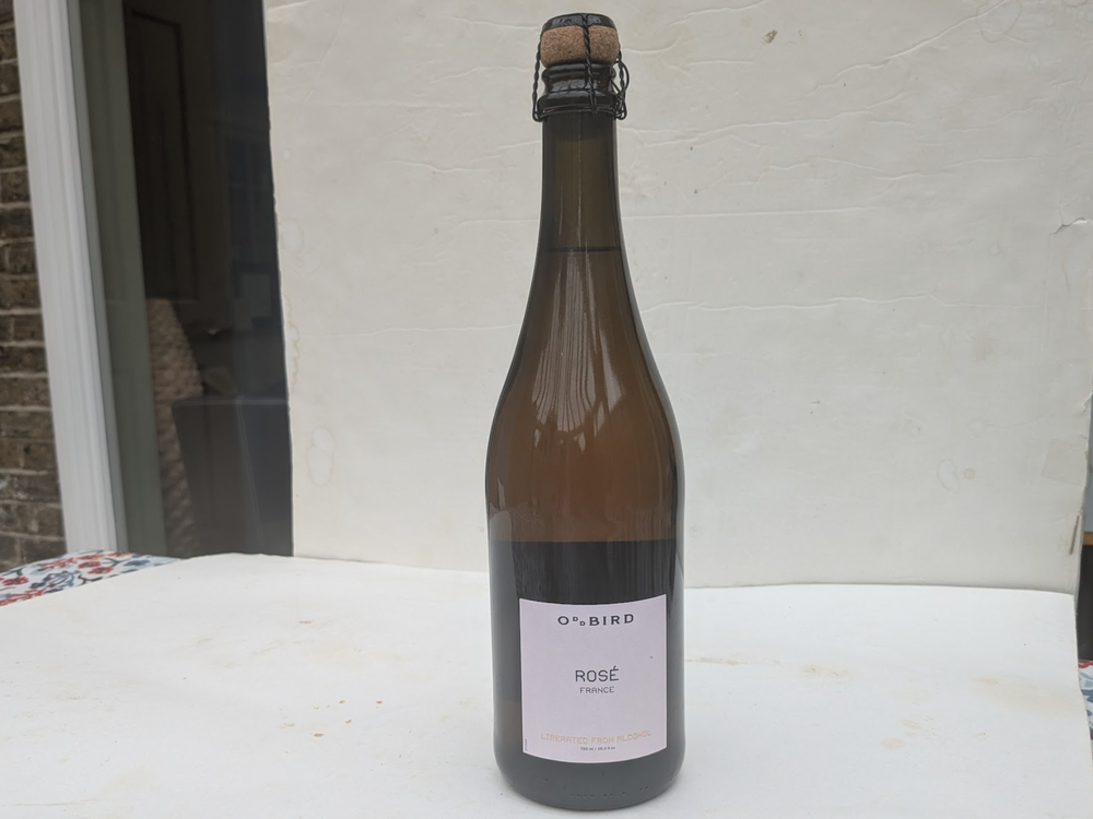 This sparkling non-alcoholic rosé is fruit forward (John Clarke/The Independent)