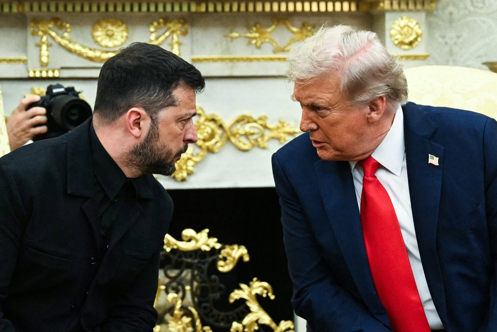 Image from: Trump-Zelensky meeting live: President works to arrange Ukraine meet with Russia after European leaders visit White House