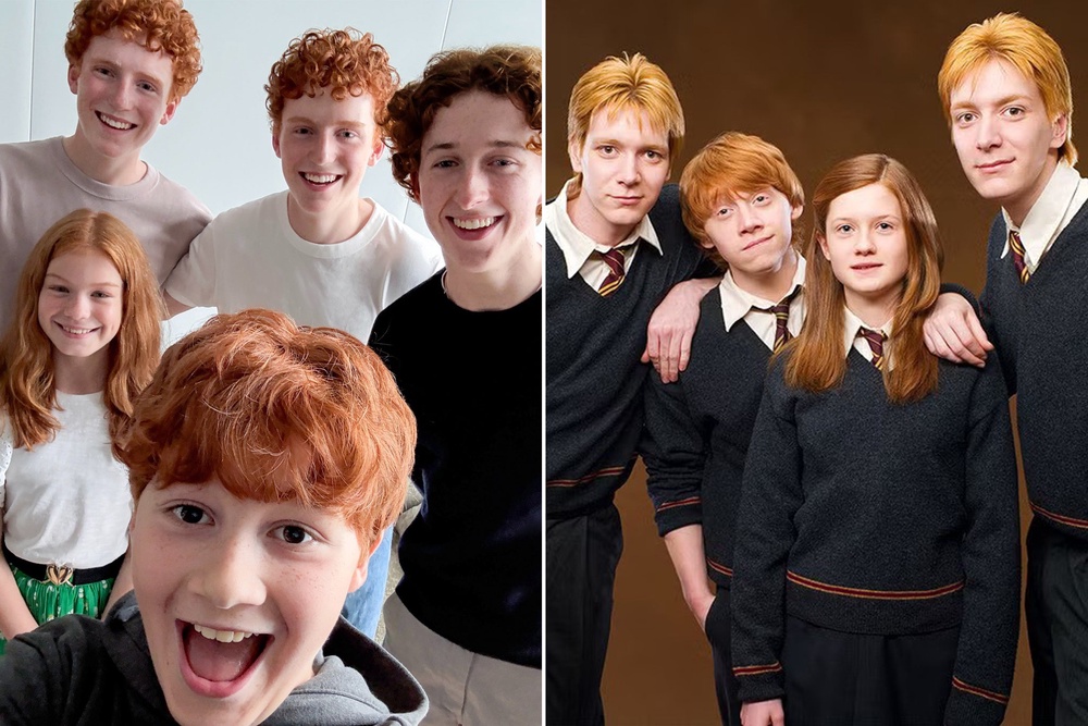 Tristan and Gabriel Harland will take on the roles of Fred and George Weasley, while Ruari Spooner will play Percy, and Gracie Cochrane will play Ginny (HBO)