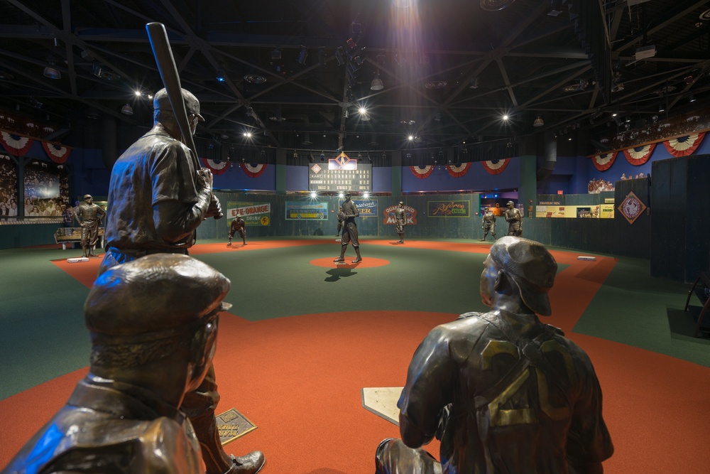 The crew spent a day filming at the Negro Leagues Baseball Museum (Visit Missouri)