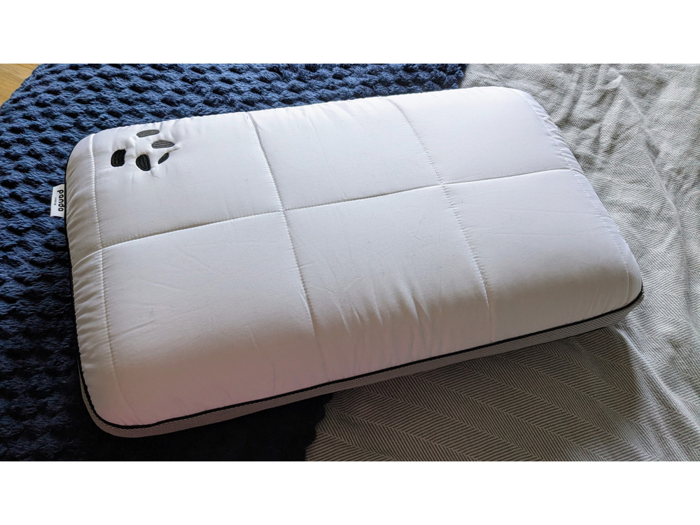 This bamboo pillow is supportive for side sleepers (Caroline Preece/The Independent)