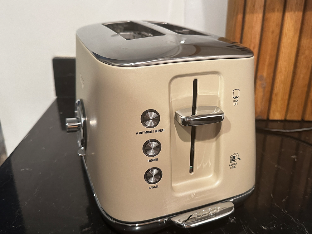 You can check on your toast without restarting the toasting process (Rachael Penn/The Independent)