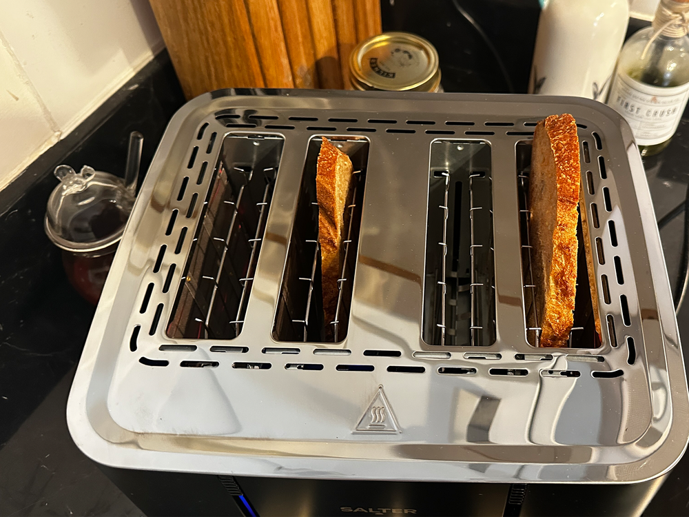 While not ideal for long slices, it toasts quickly (Rachael Penn/The Independent)