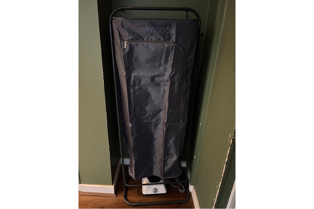 The pod’s slim profile makes it one of the easiest to store (Zoe Griffin/The Independent)