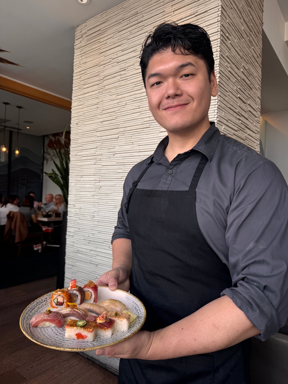 Miku sushi restaurant blends Japanese and local flavours in a prime waterfront location (Robin McKelvie / The Independent)