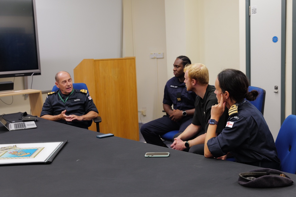 I was given a briefing on the rationale behind this new Royal Navy fitness test (Royal Navy / Nigel Huxtable)