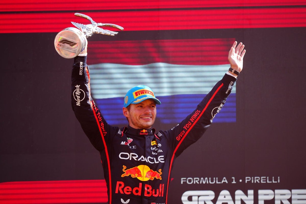Watch: Max Verstappen celebrates Italian Grand Prix victory