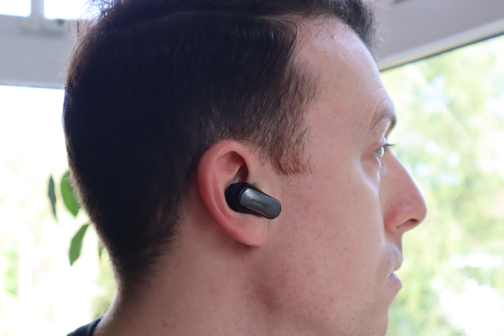 Splash out with these earbuds and get top notch noise-cancelling even at busy rush hour (Thomas Deehan/The Independent)