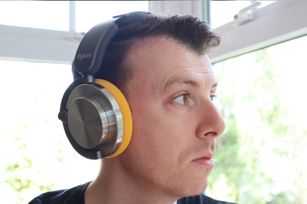 Dyson's are the most stylish of my headphone choices (Thomas Deehan/The Independent)