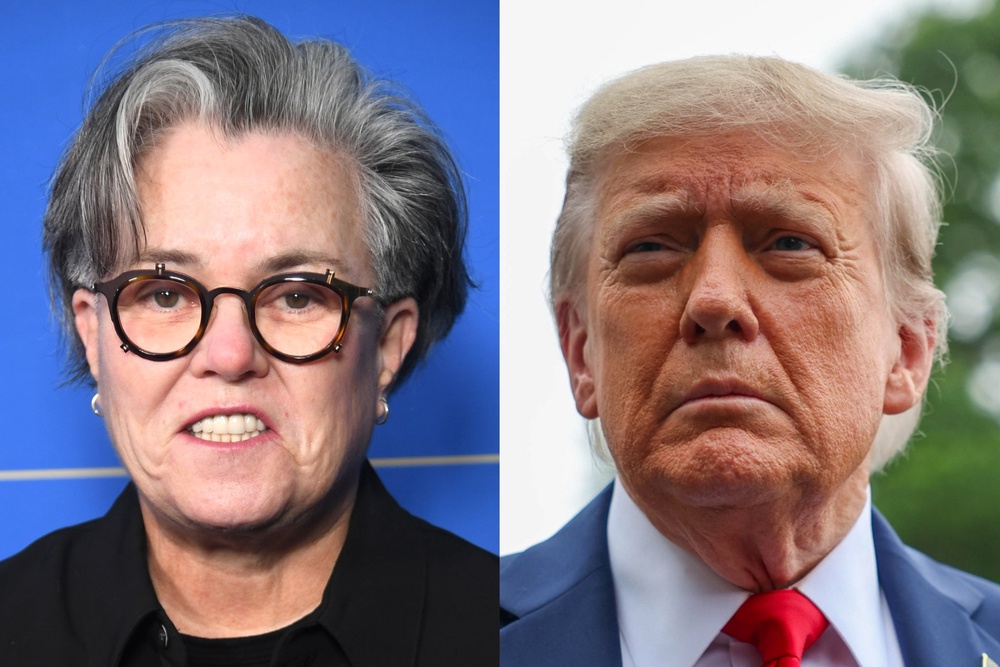 Rosie O'Donnell and Donald Trump have been feuding for decades (Getty)