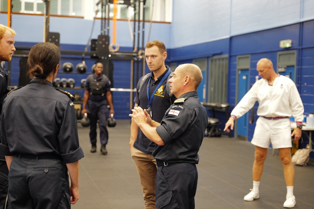 The new PES test was designed to emulate the most physically demanding tasks a sailor might encounter on board a ship (Nigel Huxtable / Royal Navy)