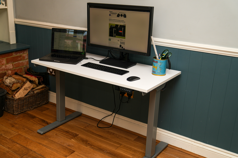 This desk is my go to for stability and quality (Alastair Jennings/The Independent)
