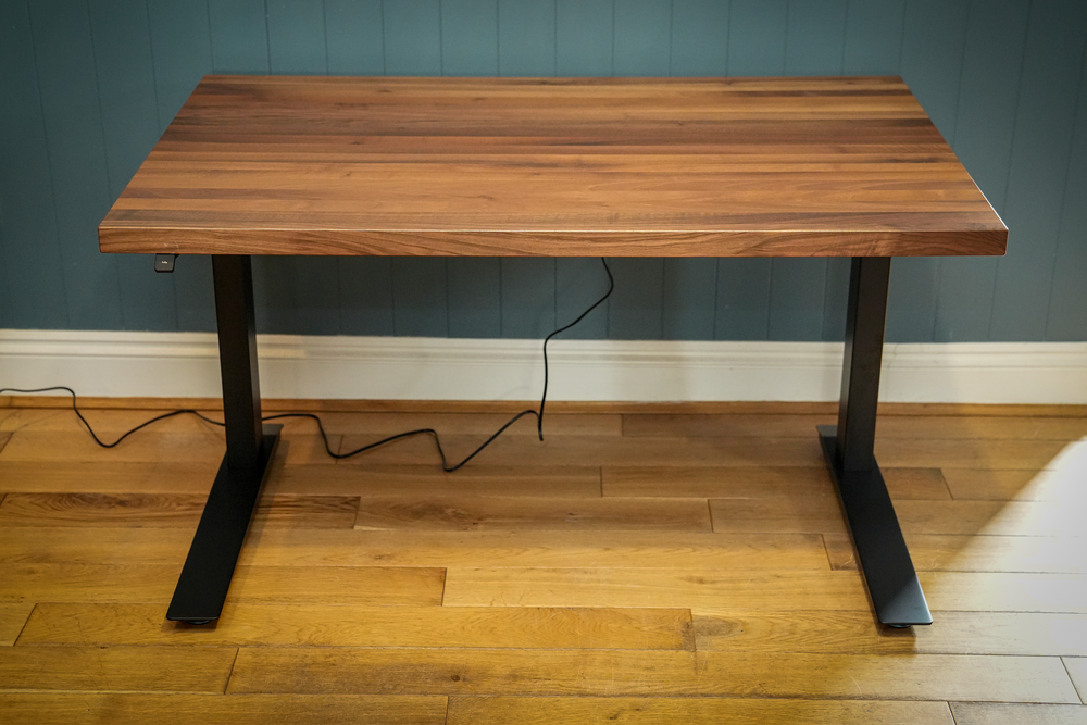 The wood top and sleek legs make this my choice for style (Alastair Jennings/The Independent)