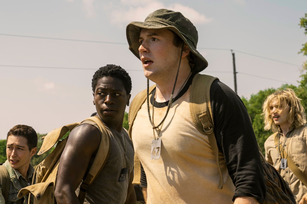 David Jonsson and Cooper Hoffman in ‘The Long Walk’ (Lionsgate)