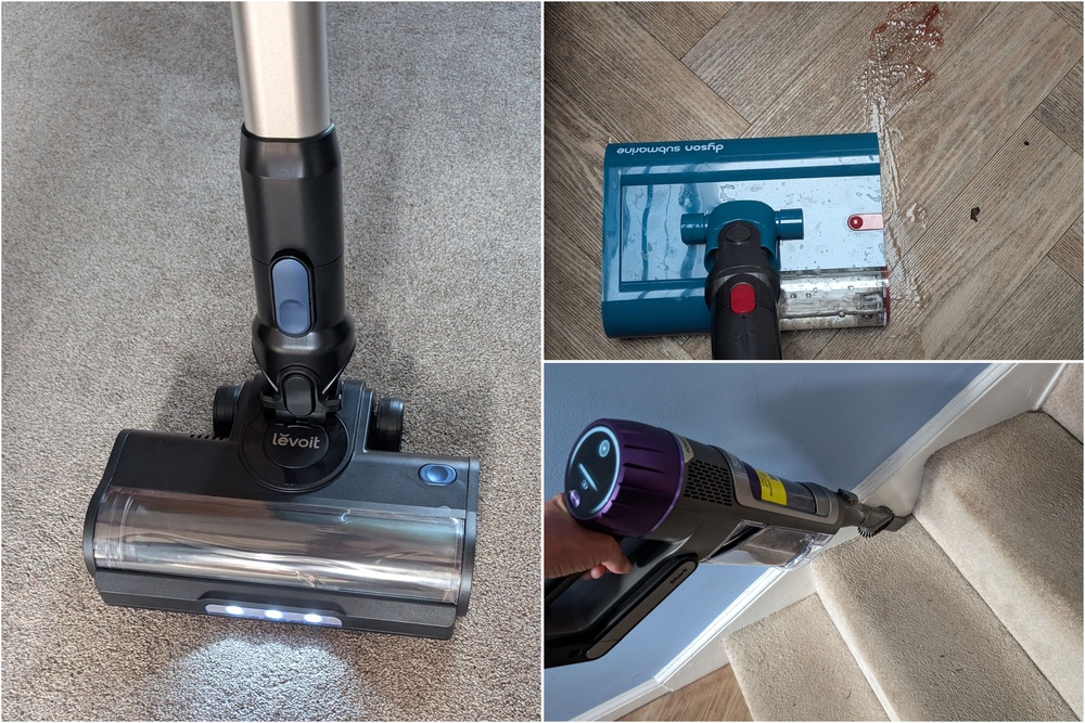 I put a range of cordless vacuums to the test around my home (Joanne Lewsley/The Independent)