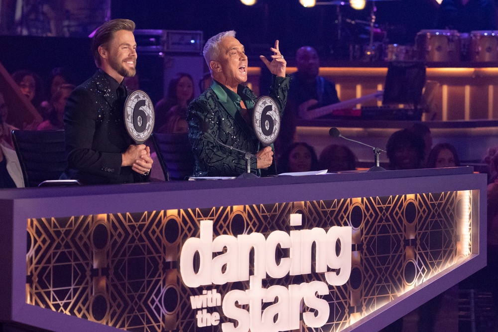 Judges Derek Hough and Bruno Tonioli (Disney/Eric McCandless)