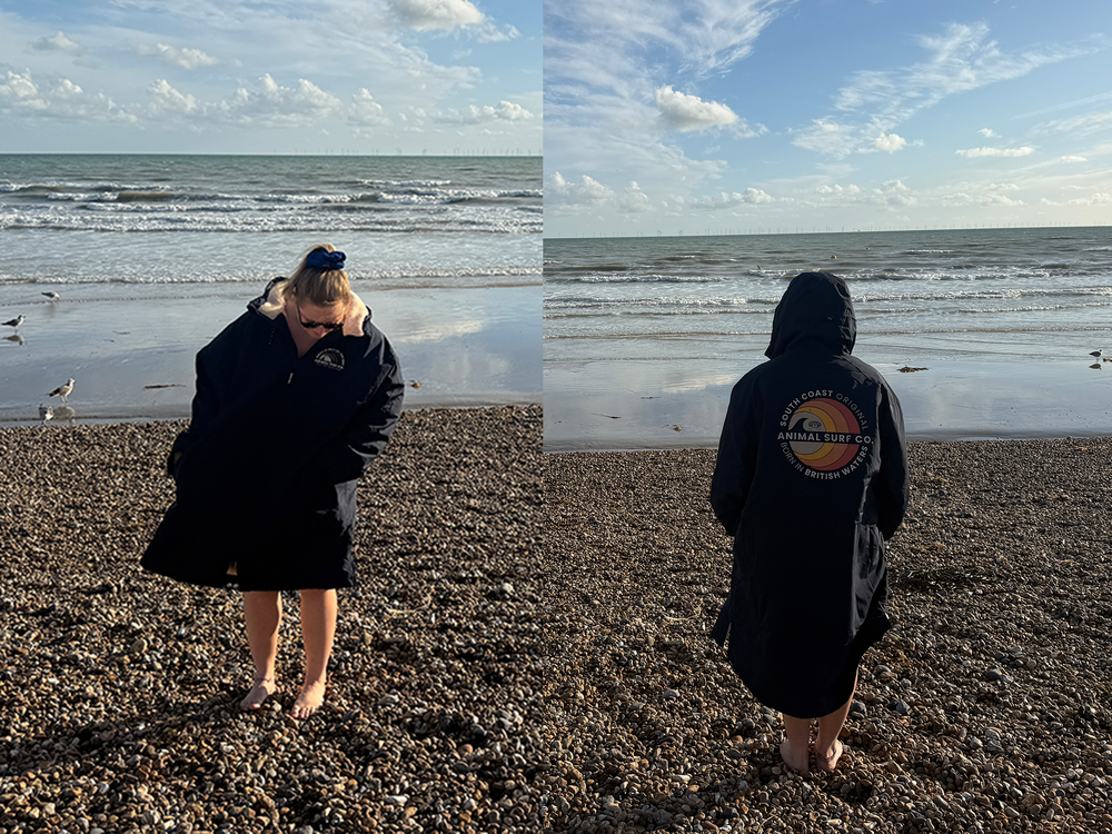 Mid-level waterproofing and lining weight will suit the less regular cold swimmers (Lucy Smith/The Independent)
