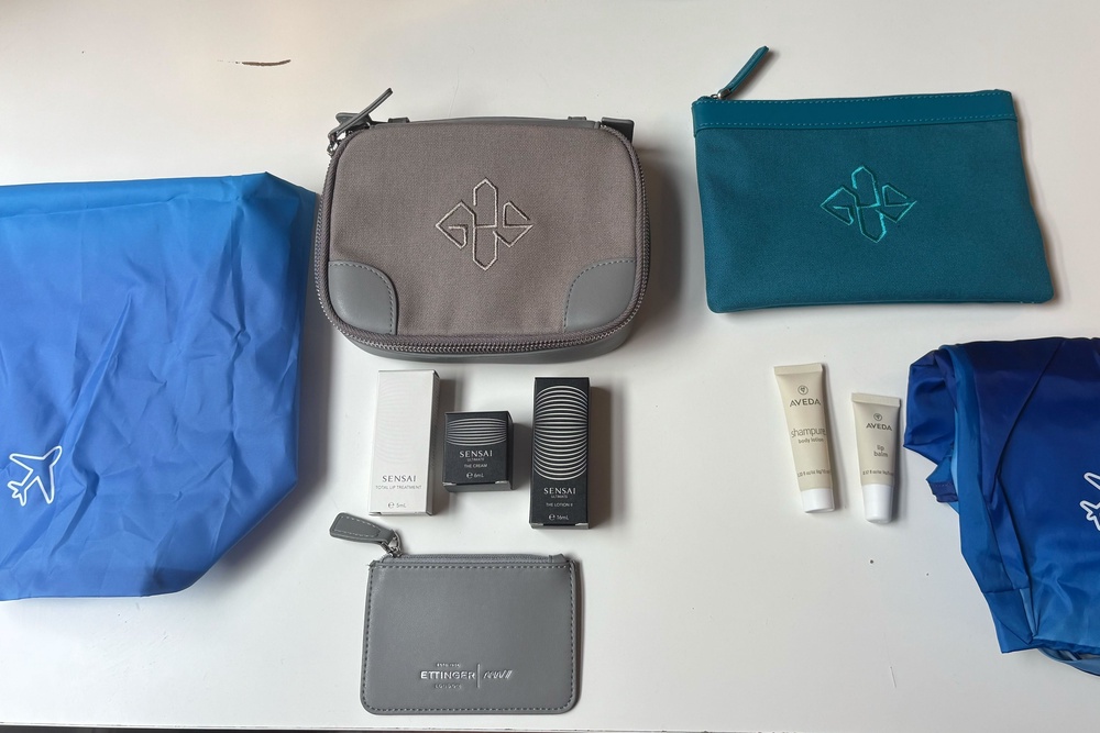 Sensai skincare products are ideal for combating dry cabin skin (Amelia Neath)