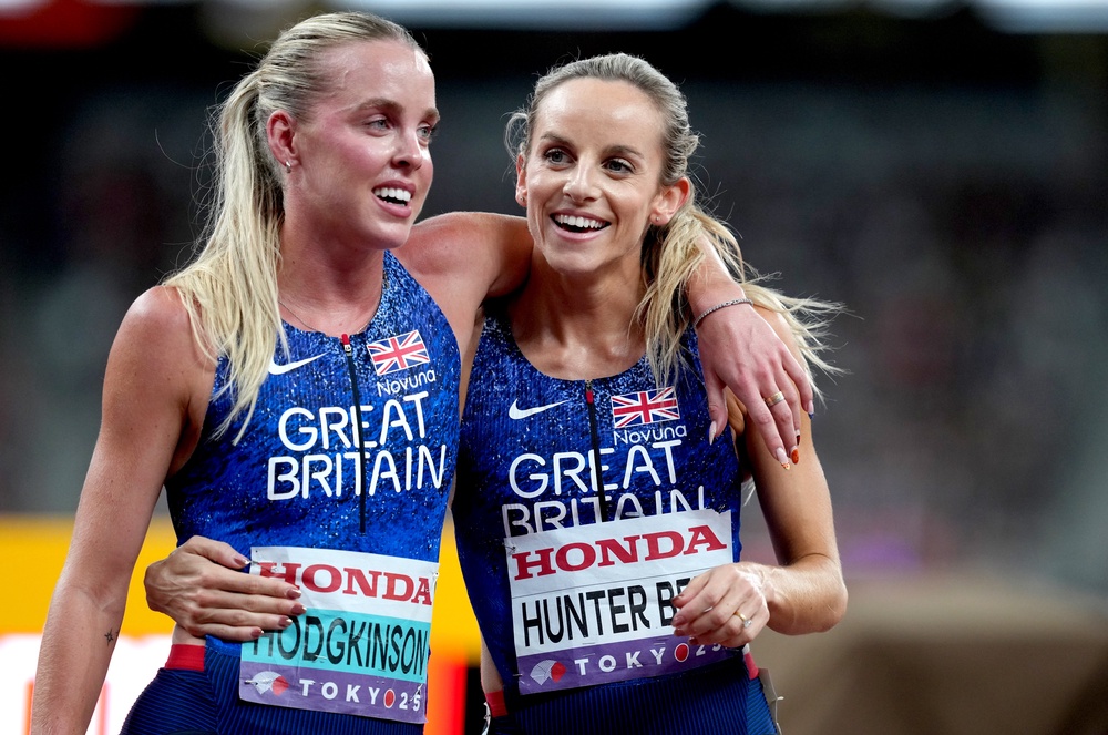 Training partners and rivals Hodgkinson and Georgia Hunter Bell will not compete over the same distance in Birmingham (PA Wire)