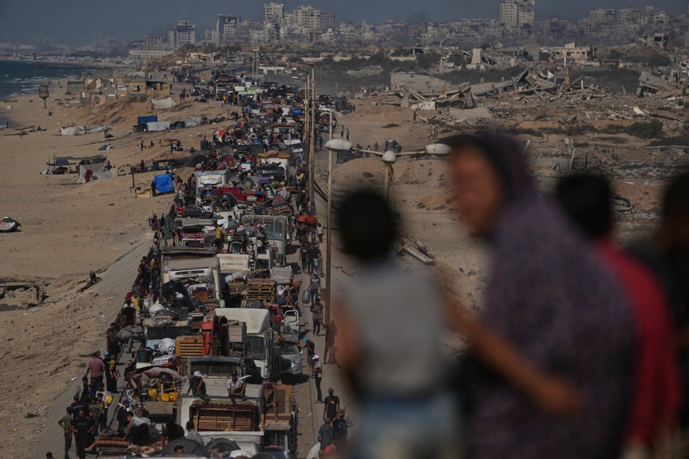 Israel destroys evacuated health center in Gaza City, medics say