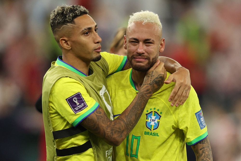 Brazil went out to Croatia on penalties in 2022 (AFP/Getty)