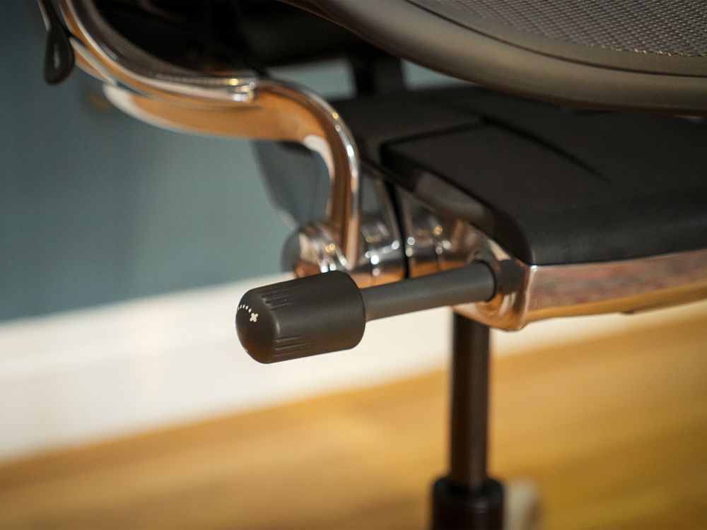 You can make more subtle adjustments here than you can with cheaper chairs (Alastair Jennings/The Independent)