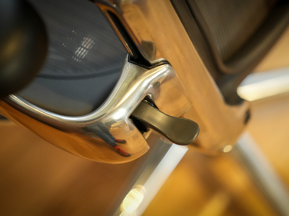 The armrests need to be adjusted individually (Alastair Jennings/The Independent)